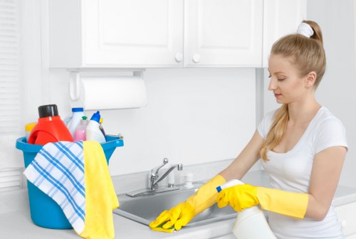 Office space being cleaned by Mosman cleaning service